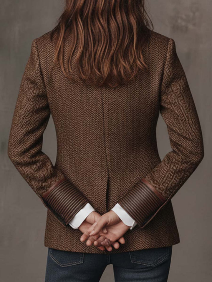 Gisela | Blazer con Paneles de Espiga