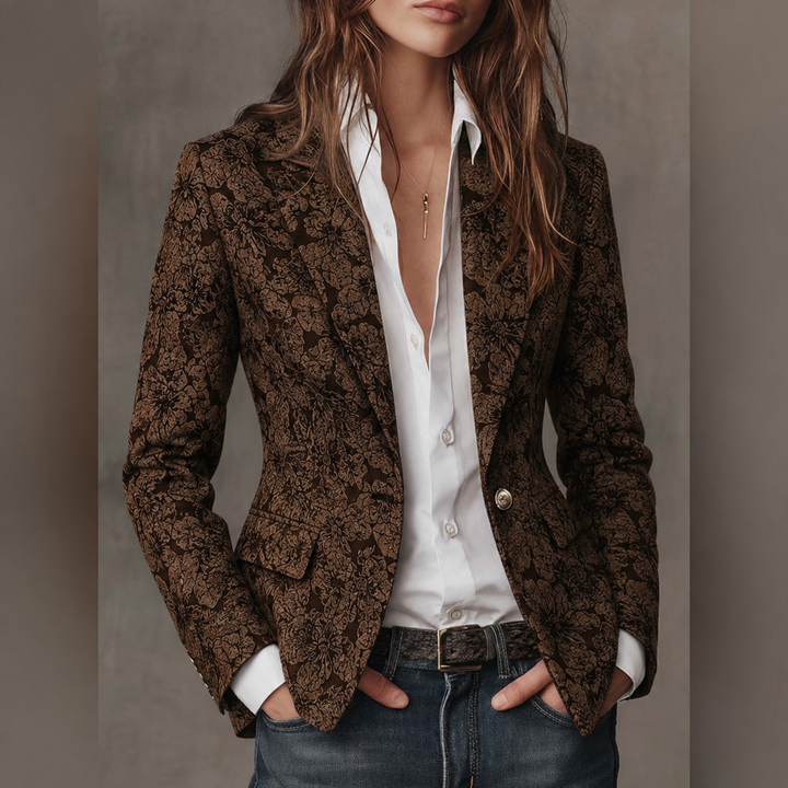 Estela | Blazer de Jacquard Cachemir