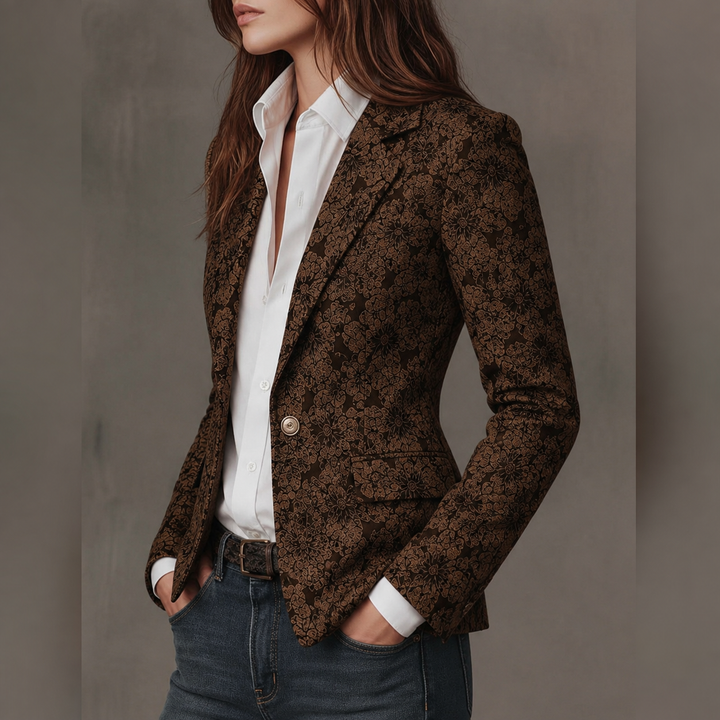 Estela | Blazer de Jacquard Cachemir