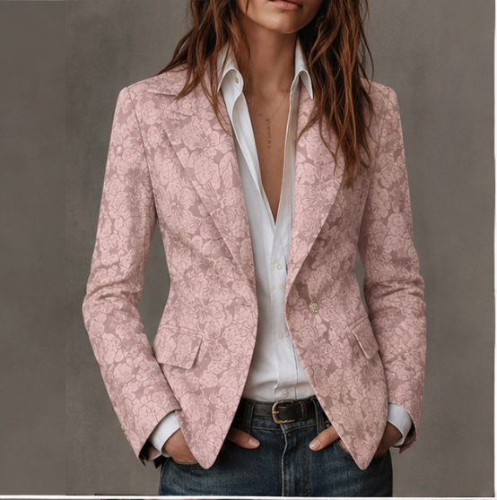 Estela | Blazer de Jacquard Cachemir