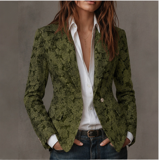 Estela | Blazer de Jacquard Cachemir