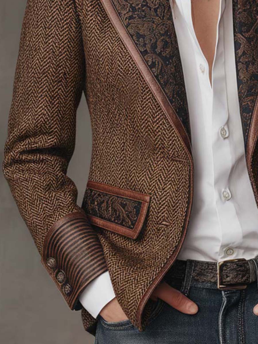 Gisela | Blazer con Paneles de Espiga