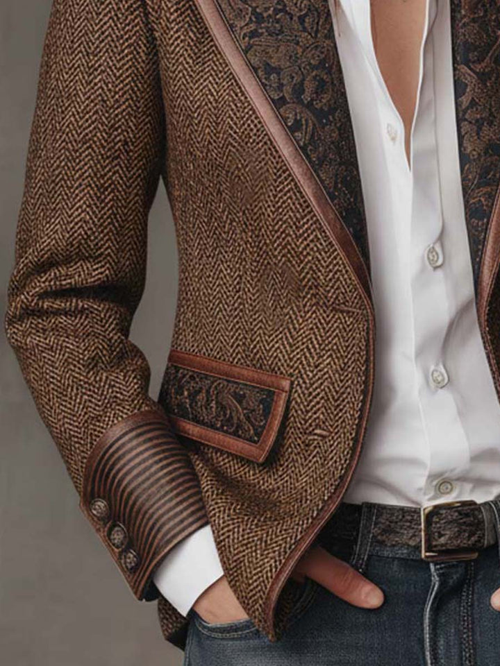 Gisela | Blazer con Paneles de Espiga
