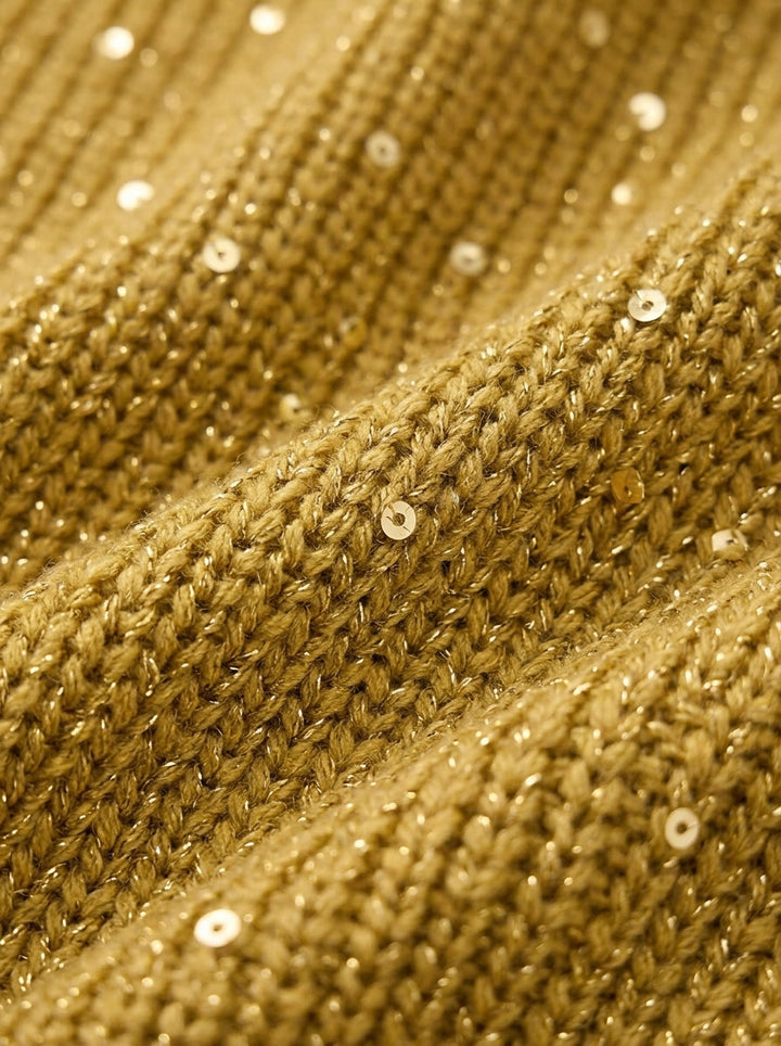 Victoria | Cárdigan Oversize con Cuello y Botones Dorados